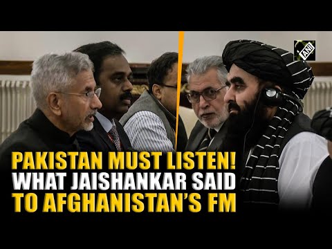 Thumbnail for India upgrades diplomatic ties with Afghanistan: EAM Jaishankar praises Kabul’s stand on Terrorism