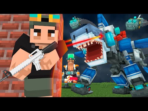 Thumbnail for Sobreviví a los BRAINROTS MECHA en MINECRAFT