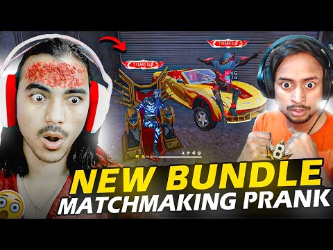 Thumbnail for New Bundle prank on angry streamer on Lonewolf😱 he got angry - Garena freefire