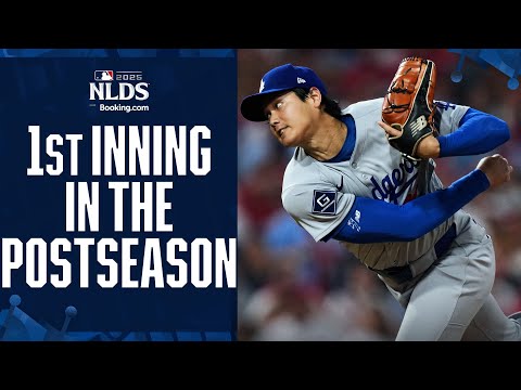Thumbnail for Shohei Ohtani pitches his 1st inning EVER in the Postseason 😮‍💨 (Full inning) |  | 大谷翔平 ハイライト