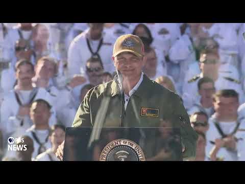 Thumbnail for WATCH: 'Your diversity is not your strength,' Hegseth tells Navy at 250th anniversary event