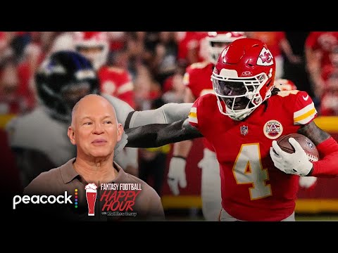 Thumbnail for Chiefs' Rashee Rice a top-20 fantasy WR in season debut | Fantasy Football Happy Hour | NFL on NBC