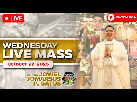 Thumbnail for FILIPINO LIVE MASS TODAY ONLINE II OCTOBER 22, 2025 II FR. JOWEL JOMARSUS GATUS