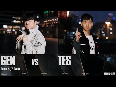 Thumbnail for GEN vs TES | WORLDS 2025 | Swiss