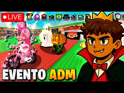 Thumbnail for EVENTO DE ADM ABUSE (TERÇA DOS TACOS) 🎃NO  ROUBE UM BRAINROT AO VIVO | TEUX LIVE #brainrot #roblox