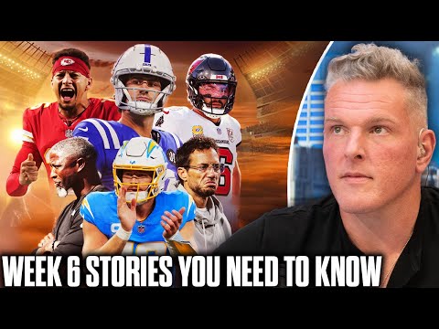 Thumbnail for What Were The Top Storylines From NFL's Week 6 Games? | Pat McAfee Show