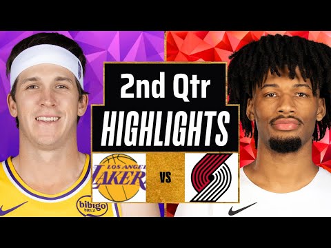 Thumbnail for Los Angeles Lakers vs Blazers Full Game Highlights 2nd Qtr P2 | Oct 27 | 2025 NBA Highlights