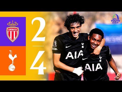 Thumbnail for AS Monaco U19 2-4 Tottenham Hotspur U19 | UEFA Youth League Highlights