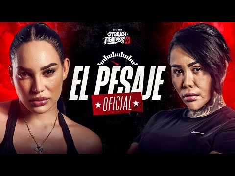Thumbnail for LA VALDIRI VS YINA CALDERÓN - EL PESAJE | STREAM FIGHTERS 4 | WESTCOL