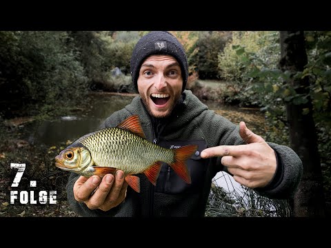 Thumbnail for Wir fangen unseren ERSTEN FISCH! | Tag 7/100 autark