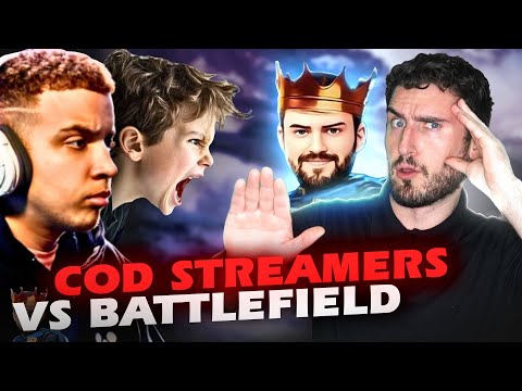 Thumbnail for Why Do COD Streamers Hate Battlefield?! - ReAct Man