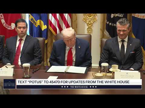 Thumbnail for President Trump Hosts a Cabinet Meeting, Oct. 9, 2025