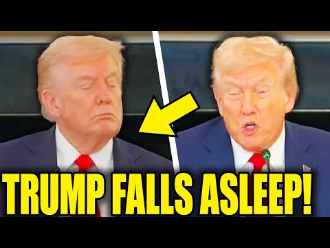 Thumbnail for Trump CAUGHT Falling ASLEEP As Handlers Try To SAVE HIM!