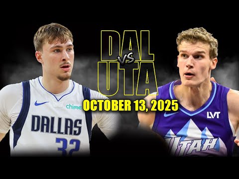 Thumbnail for Dallas Mavericks vs Utah Jazz Full Game Highlights - October 13, 2025 | NBA Preseason