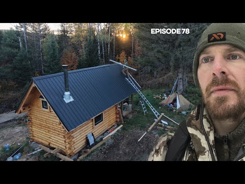 Thumbnail for Metal Roof for Cabin + ATV Garage, NEW Riverside Sauna |EP78| Log Cabin Build on Off-Grid Homestead