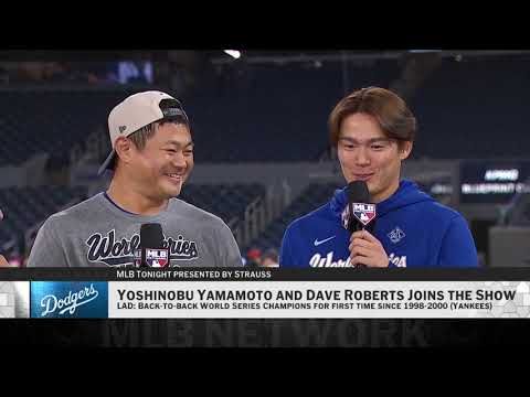 Thumbnail for World Series MVP Yoshinobu Yamamoto speaks about his EPIC October! 🏆 | 山本由伸