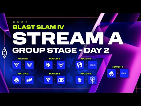 Thumbnail for BLAST Slam IV, Group Stage, Day 2: Stream A - Dota 2 LIVE