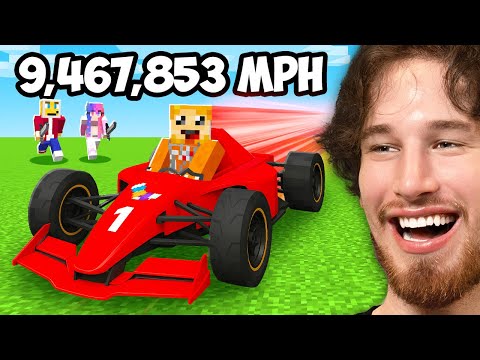 Thumbnail for Minecraft Manhunt But I'm a RACECAR