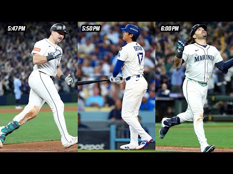 Thumbnail for A WILD night of Postseason baseball 🤯 Mariners’ slam, Ohtani craziness happening simultaneously!