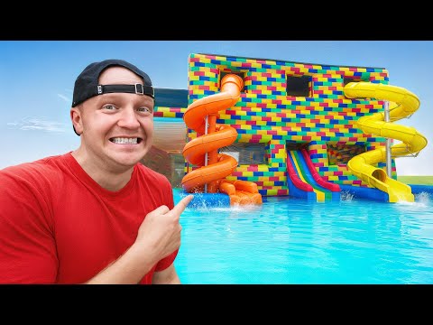 Thumbnail for I Built A Floating Lego WATERPARK!