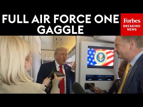 Thumbnail for FULL VIDEO: President Trump Takes Reporters' Questions On Air Force One Flight To The Middle East