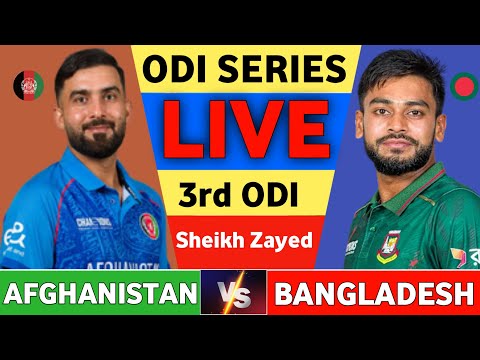 Thumbnail for Bangladesh vs Afghanistan live match today | Ban vs afg 3rd odi Last Over #Highlights
