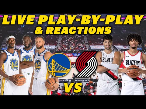 Thumbnail for Golden State Warriors vs Portland Trail Blazers | Live Play-By-Play & Reactions