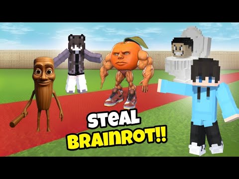 Thumbnail for I Recreated Steal A BRAINROT Game In Minecraft | Sahir playz