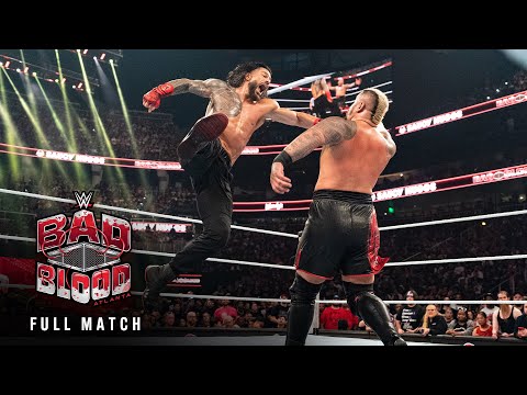 Thumbnail for FULL MATCH: Cody Rhodes & Roman Reigns vs. The Bloodline: Bad Blood 2024