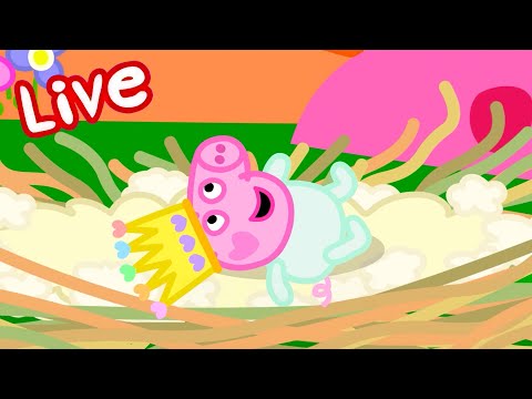 Thumbnail for Peppa Pig NEW BABY EVIE Episodes LIVE 🍼 Evie Pig's BEST Moments 🥹 Watch EVIE Now! 💛 Kids Cartoons