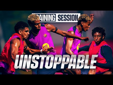 Thumbnail for WHAT A GOAL!!!🤯 LAMINE dribbles past EVERYONE in his path!!! 🔵🔴 | FC Barcelona Training Session