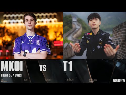 Thumbnail for MKOI vs T1  | WORLDS 2025 | Swiss