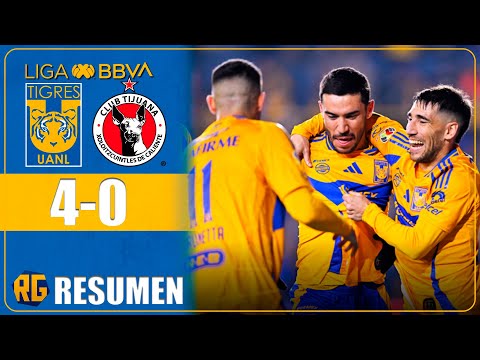 Thumbnail for APLASTANTES | TIGRES VS XOLOS DE TIJUANA 4-0 | RESUMEN | LIGA MX 2025