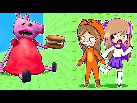 Thumbnail for NUNCA ENTRES a la TORRE TROLL de HUNGRY PIG en Roblox con Mandarina