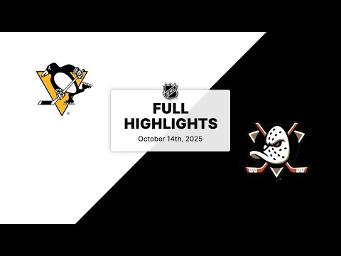 Thumbnail for NHL Highlights | Penguins vs. Ducks | October 14, 2025