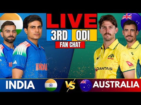 Thumbnail for India vs Australia 3rd ODI, Sydney | IND vs AUS Live Match Today | Live Cricket score & Commentary