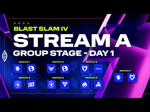 Thumbnail for BLAST Slam IV, Group Stage, Day 1: Stream A - Dota 2 LIVE