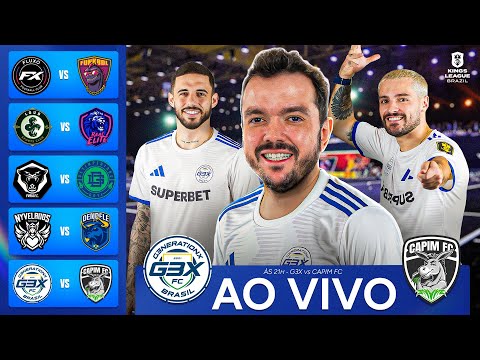 Thumbnail for G3X vs Capim FC Rodada 1 KINGS CUP BRAZIL 2025 -  AO VIVO COM GAULES #SejaSuper