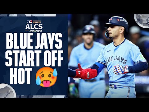Thumbnail for Blue Jays offense comes out firing with three-run 3rd inning in Game 4 of the ALCS 🤯