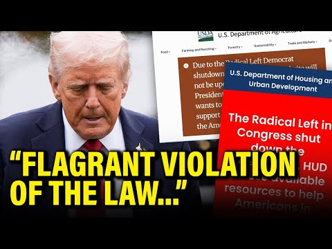 Thumbnail for Entire Trump Admin Caught BREAKING LAW in MIDDLE of SHUTDOWN