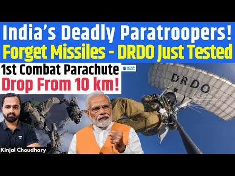 Thumbnail for Flying Missiles In Uniform! DRDO Tests 32,000 Ft Combat Parachute For Indian Special Forces | Kinjal