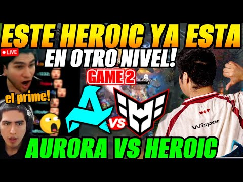 Thumbnail for 😲Wisper Lesh mid! analizan GAME 2 HEROIC vs AURORA - FISSURE Universe: Ep7😲