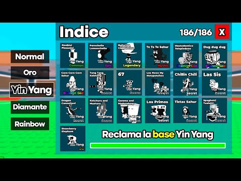 Thumbnail for DESBLOQUEÉ LA BASE YIN YANG en Steal a Brainrot