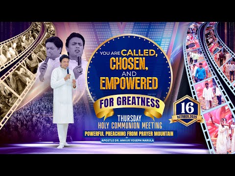 Thumbnail for HOLY COMMUNION THURSDAY MEETING (16-10-2025)| #live #ankurnarulaministries ​