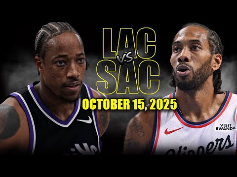 Thumbnail for Los Angeles Clippers vs Sacramento Kings Full Game Highlights - October 15, 2025 | NBA Preseason