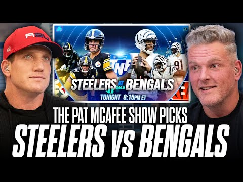 Thumbnail for The Pat McAfee Show's Picks For Steelers vs Bengals On Thursday Night Football