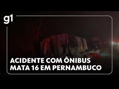Thumbnail for Jornal Hoje: Acidente com ônibus mata 16 passageiros na BR-423 em Pernambuco