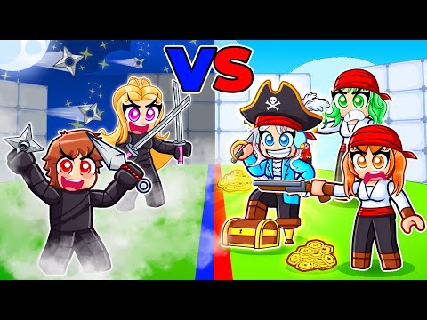 Thumbnail for NINJAS VS PIRATES In Roblox Rivals...