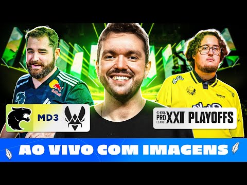 Thumbnail for FURIA X VITALITY - AO VIVO COM GAULES | ESL PRO LEAGUE SEASON 22 - PLAYOFFS  | Siga @Gaules