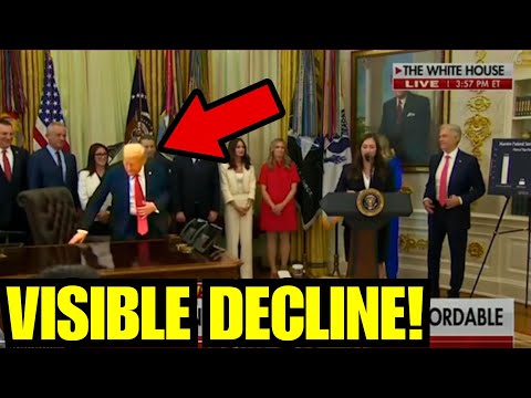 Thumbnail for Trump TOO WEAK TO STAND in Presser, VISIBLE DECLINE